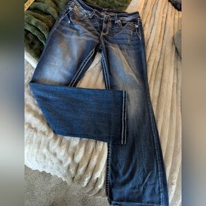Miss Me Dark Blue Flare Jeans